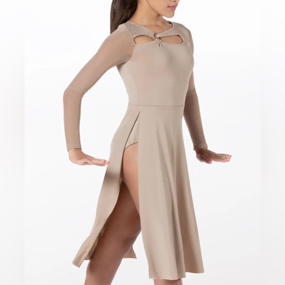 Weissman Beige Dress Dance Costume
